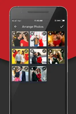 Valentin Day Video Maker Music android App screenshot 5